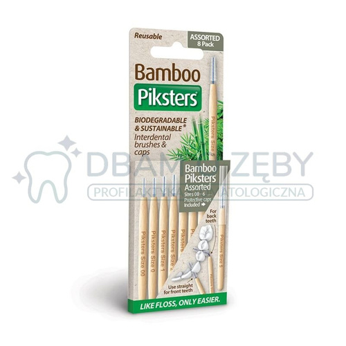 PIKSTERS BAMBOO szczoteczki międzyzębowe  mix