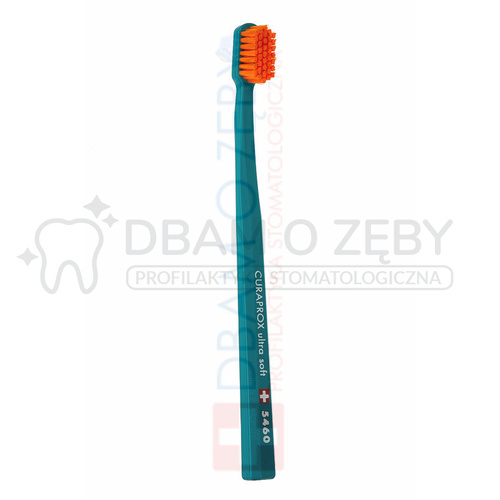 Szczoteczka do zębów Curaprox CS 5460 ultra soft: turkus + pomarańcz