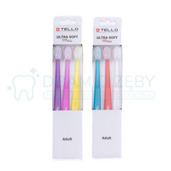 Trzypak szczoteczek do zębów TELLO 6240 Ultra soft