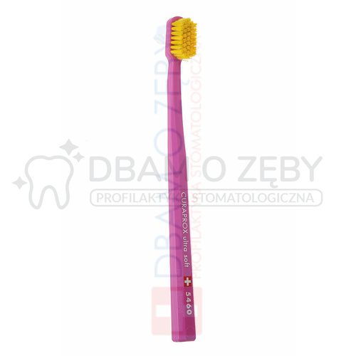Szczoteczka do zębów Curaprox CS 5460 ultra soft: róż + żółty