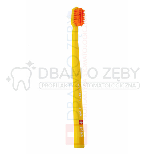 Szczoteczka do zębów Curaprox CS 5460 ultra soft: żółty + pomarańcz