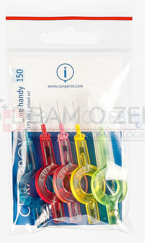 Zestaw 5 szczoteczek międzyzębowych Curaprox CPS prime MIX z uchwytami handy