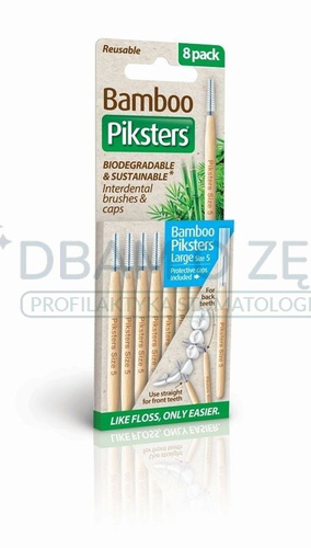 PIKSTERS BAMBOO szczoteczki międzyzębowe  rozm.5 ( niebieskie )