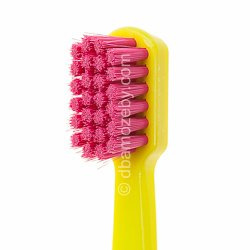 Szczoteczka do zębów dla dzieci Curaprox CS 7600 ultra soft - smart od 5 lat: żółty + róż