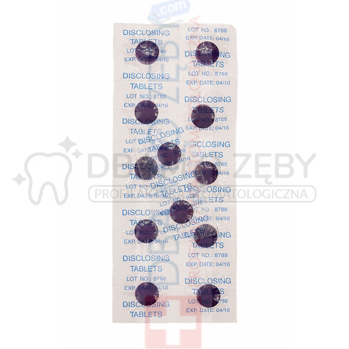 Tabletki do wybarwiania płytki nazębnej Curaprox (12 szt)