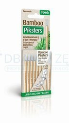 PIKSTERS BAMBOO szczoteczki międzyzębowe  rozm.2 ( białe )