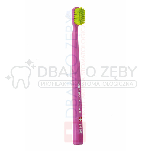 Szczoteczka do zębów Curaprox CS 5460 ultra soft: jasnoróżowy + zielony