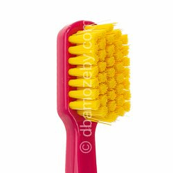 Szczoteczka do zębów Curaprox CS 5460 ultra soft: ciemnoróżówy + żółty