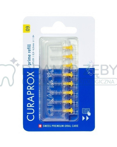 Szczoteczka międzyzębowa Curaprox CPS prime 09 (8szt.)