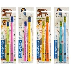 Szczoteczka do zębów Curaprox CS 5460 ultra soft + smart - edycja Animal  (dwupak)
