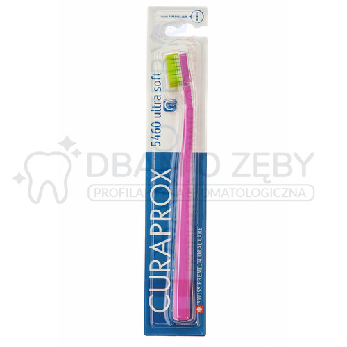 Szczoteczka do zębów Curaprox CS 5460 ultra soft: jasnoróżowy + zielony