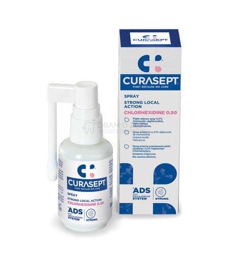 Curasept bezalkoholowy spray z chlorheksydyną ADS 050