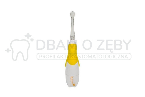 Szczoteczka soniczna dla dzieci w wieku 0-3 lat BrushBaby Baby PRO Żółta