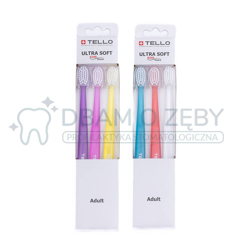  Trzypak szczoteczek do zębów TELLO 6240 Ultra soft