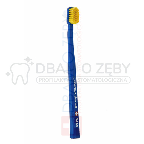 Szczoteczka do zębów Curaprox CS 5460 ultra soft: granat + żółty
