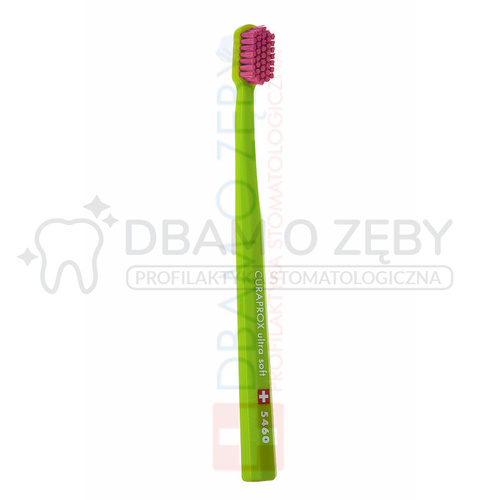 Szczoteczka do zębów Curaprox CS 5460 ultra soft: jasnozielony + róż
