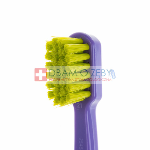 Szczoteczka do zębów dla dzieci Curaprox CS 7600 ultra soft - smart od 5 lat: fiolet + zielony
